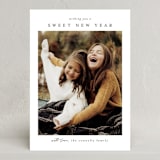 "Frame of Happiness" - Rosh Hashanah Cards in Snow by Chris Griffith - Front