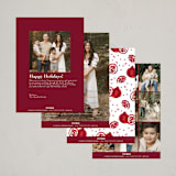 "Pomfetti" - Rosh Hashanah Cards in Classic Ruby by Jacki Loomis - Back of Card Options