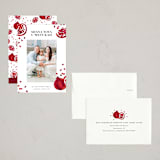 "Pomfetti" - Rosh Hashanah Cards in Classic Ruby by Jacki Loomis - Assembled