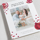 "Pomfetti" - Rosh Hashanah Cards in Classic Ruby by Jacki Loomis - Detail