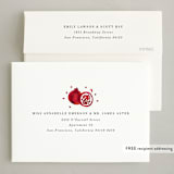 "Pomfetti" - Rosh Hashanah Cards in Classic Ruby by Jacki Loomis - FREE Recipient Addressing