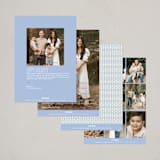 "The Matisse" - Rosh Hashanah Cards in Powder by June Letters Studio - Back of Card Options