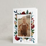 "Pomegranate" - Rosh Hashanah Cards in Evergreen by Beth Schneider - Folded Card