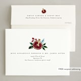 "Pomegranate" - Rosh Hashanah Cards in Evergreen by Beth Schneider - FREE Recipient Addressing