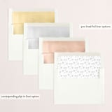 "Fun Happy Type" - Retired Holiday Cards in Ash by Kerry Doyle - Envelope Liners