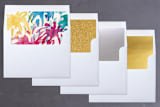 "Fireworks Frame" - Retired Holiday Cards in Tropics by Holly Whitcomb - Envelope Liners