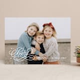 "Cheers Scripted" - Retired Holiday Cards in Snow by Kristen Smith - Front