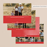 "Cheers Scripted" - Retired Holiday Cards in Snow by Kristen Smith - Back of Card