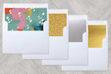 "Bright and Joyful" - Retired Holiday Cards in Midnight by Sam Dubeau - Envelope Liners