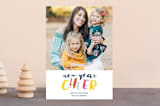 "Multi Cheer" - Retired Holiday Cards in Cheery Yellow by Erika Firm - Front