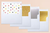 "Multi Cheer" - Retired Holiday Cards in Cheery Yellow by Erika Firm - Envelope Liners