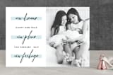 "new year new plans" - Retired Holiday Cards in Icy Blue by Anupama - Front
