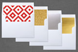 "Grand" - Retired Holiday Cards in Holly Berry by Alston Foster - Envelope Liners
