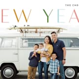 "Fruitful" - Retired Holiday Cards in Rainbow by Jennifer Lew - Close-Up