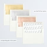 "Handwritten happy" - Retired Holiday Cards in Mist by Up Up Creative - Envelope Liners