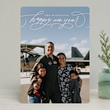 "Lightly " - Retired Holiday Cards in Blush by Erin L. Wilson - Front