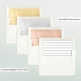 "new year beginnings" - Retired Holiday Cards in Snow by Kasia Labocki - Envelope Liners