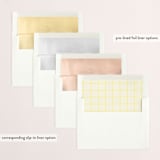 "Exclamation Point" - Retired Holiday Cards in Citrine by Alexandra Cohn - Envelope Liners
