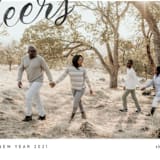 "Simple Cheers" - Retired Holiday Cards in Snow by Ashley DeMeyere - Close-Up