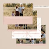 "New year happy" - Retired Holiday Cards in Lace by Creo Study - Back of Card