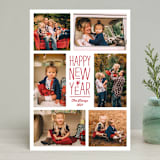 "Sparkling Cheers" - Retired Holiday Cards in Berry by Katherine Moynagh - Front