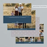"Color Collage" - Retired Holiday Cards in Indigo by Griffinbell Paper Co. - Back of Card