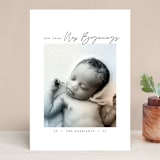 "Joyful Beginnings" - Retired Holiday Cards in Mocha by Heather Cairl - Front