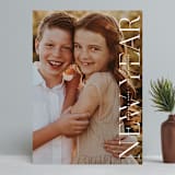 "Renewed Hope" - Retired Holiday Cards in Snow by Hooray Creative - Front