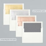 "Renewed Hope" - Retired Holiday Cards in Snow by Hooray Creative - Envelope Liners