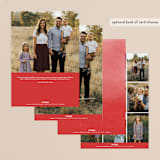 "Cheers Scripted" - Retired Holiday Cards in Snow by Kristen Smith - Back of Card