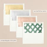"Happy vibes" - Retired Holiday Cards in Snow by Yuliya Evseeva - Envelope Liners