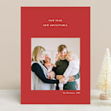 "New Adventures." - Retired Holiday Cards in Cherry by Liz Conley - Front