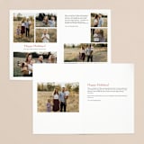 "New Adventures." - Retired Holiday Cards in Cherry by Liz Conley - Interior Options