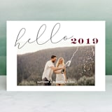 "Hello Cheers" - Retired Holiday Cards in Mulberry by jomolo - Front