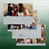 "minimal" - Retired Holiday Cards in Ash by Itsy Belle Studio - Back of Card