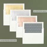 "Happy heart, happy everything" - Retired Holiday Cards in Smoke by Anelle Mostert - Envelope Liners