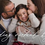 "Christmas Letter" - Retired Holiday Cards in Snowflake by Wildfield Paper Co - Close-Up