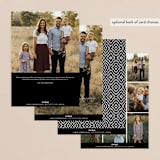 "Photo shoot" - Retired Holiday Cards in Cotton by Stacey Meacham - Back of Card