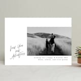 "New Year And New Adventures" - Retired Holiday Cards in Snow by Erika Firm - Front