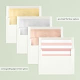 "New Year, New Chapter" - Retired Holiday Cards in Pearl by Playground Prints - Envelope Liners