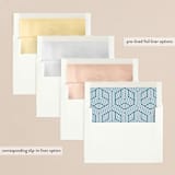 "Every Happy Thing" - Retired Holiday Cards in Marine by Michelle Poe - Envelope Liners
