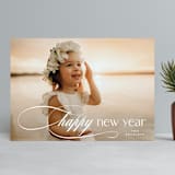 "most happy year" - Retired Holiday Cards in Snowflake by Leah Ragain - Front