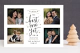 "Best One Yet" - Retired Holiday Cards in Golden by Hooray Creative - Front