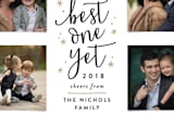"Best One Yet" - Retired Holiday Cards in Golden by Hooray Creative - Close-Up