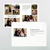 "Floral Celebration" - Retired Holiday Cards in Midnight by Susan Moyal - Interior Options