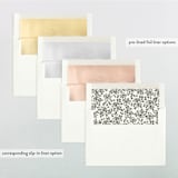 "Floral Celebration" - Retired Holiday Cards in Midnight by Susan Moyal - Envelope Liners