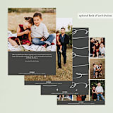 "Forward" - Retired Holiday Cards in Chalk by Laura Condouris - Back of Card