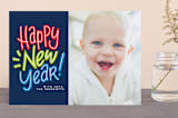 "Neo" - Retired Holiday Cards in Cheerful by Lea Delaveris - Front