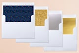 "Neo" - Retired Holiday Cards in Cheerful by Lea Delaveris - Envelope Liners