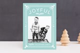 "Joyfully Said" - Retired Holiday Cards in Seafoam by Cat Caudillo - Front